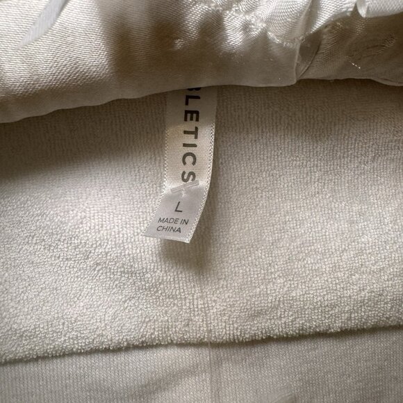 Fabletics Island Terry Boxy Button Up womens Large cropped summer beachy swim - Picture 5 of 8